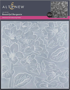 Altenew 3D Embossing Folder "Beautiful Bergenia" ALT4410 737787268605