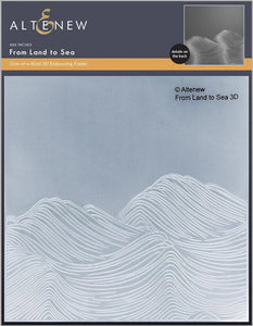 Altenew 3D Embossing Folder "From Land to Sea" ALT7656 765453030478