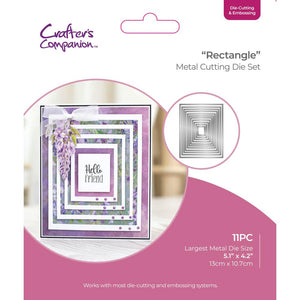 Crafter's Companion Cutting & Embossing Die "Rectangle"  195094100674