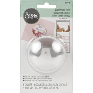 Sizzix Shaker Domes "Circle" 2" #663648 630454259251