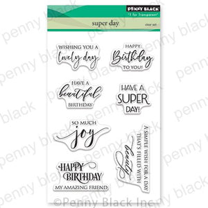 Penny Black Clear Stamps "Super Day" 31-056 759668310449