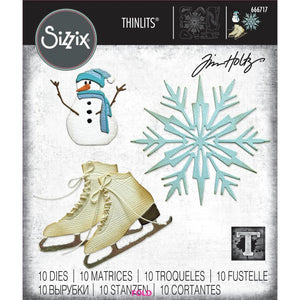 Sizzix Thinlits "Vault Winter Wishes:" #666717, 630454290124