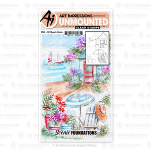 Art Impressions Stamp "SF Beach Cabin" #5749 750810800849