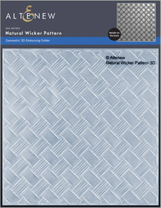Altenew 3D Embossing Folder "Natural Wicker Pattern" ALT8914 765453048121