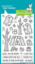 Load image into Gallery viewer, Lawn Fawn Clear Stamps and Dies &quot;Porcu-Pine for You&quot; LF3299, LF3300 789554580533, 789554580540