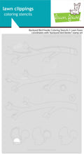 Load image into Gallery viewer, Lawn Fawn Stamp, Dies and Stencil &quot;Backyard Bird Feeder&quot; LF3707, LF3708, LF3709 78338567243,783385672443,783385672450