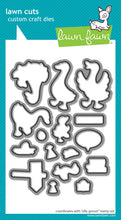 Load image into Gallery viewer, Lawn Fawn Stamp, Dies and Stencils &quot;Silly Goose!&quot; LF3844, LF3845, LF3846 783385671194, 783385671200, 783385671217