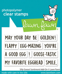 Lawn Fawn Stamp "Silly Goose Sentiment Add-On" LF3847 783385671071