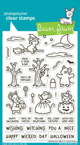 Lawn Fawn Stamp and Dies "Halloween Mice" LF3848, LF3849 783385671088, 783385671095