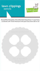 Lawn Fawn Template "Reveal Wheel Pick of the Patch Drop-Down" LF3860 783385671040