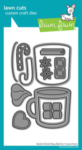Lawn Fawn Die "Build-A-Drink Mug Add-On" LF3868 783385670975