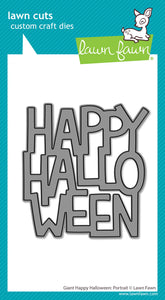 Lawn Fawn Die "Giant Happy Halloween-Portrait" LF3870 783385670845