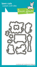 Load image into Gallery viewer, Lawn Fawn Stamp and Dies &quot;Caroling Mice&quot; LF3893, LF3894 783385670746, 783385670753