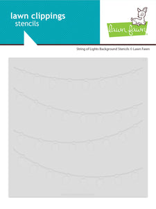 Lawn Fawn Stencil "String of Lights Background" LF3924 783385670371