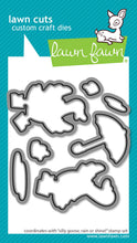 Load image into Gallery viewer, Lawn Fawn Stamp, Dies "Silly Goose, Rain or Shine! " LF4072, LF4073; 783385668972, 783385668989