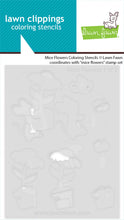Load image into Gallery viewer, Lawn Fawn Stamp, Dies and Stencils "Mice Flowers " LF4076, LF4077, LF4078; 783385669016, 783385668866, 783385668873