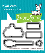 Load image into Gallery viewer, Lawn Fawn Stamp and Die Set "Hocus Purr-Cus! Add-on" LF4189, LF4190; 783385667920, 783385667937