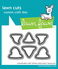 Load image into Gallery viewer, Lawn Fawn Stamp and Die Set "All the Witch Hats" LF4200, LF44201; 783385667869, 783385667722