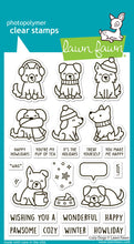 Load image into Gallery viewer, Lawn Fawn Stamp and Die Set " Cozy Dogs" LF4250, LF4251 783385667296, 783385667302