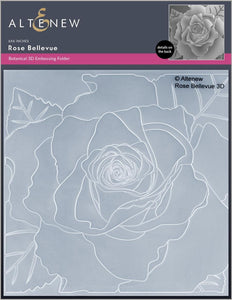 Altenew 3D Embossing Folder "Rose Bellevue" ALT7468 765453027232