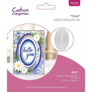 Crafter's Companion Cutting & Embossing Die "Oval" 195094106698