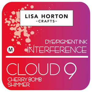 Lisa Horton Crafts Cloud 9 Shimmer Interference Ink Pad "Cherry Bomb Shimmer" HCIP054 632793478492