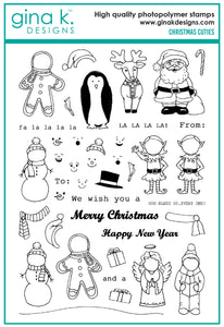 Gina K Stamps & Dies "Christmas Cuties" 609015533406, 60901553343