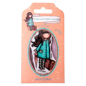 Santoro Gorjuss Girl Stamp No 12 "The Arrival" GOR-ES-STAMP466, 8713943142431