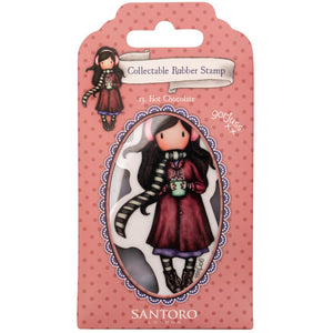 Santoro Gorjuss Girl Stamp No 13 "Hot Chocolate" GOR-ES-STAMP517, 8713943145340