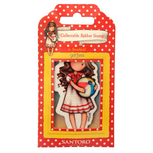 Santoro Gorjuss Girl Stamp No 21 "Beachball" GOR-ES-STAMP683, 8713943152003