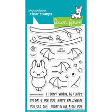 Load image into Gallery viewer, Lawn Fawn Clear Stamps and Dies &quot;Batty for You&quot; LF3218, LF3217  789554579810, 789554579827