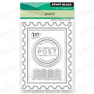 Penny Black Clear Stamps "Posted" #30-985 759668309856