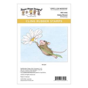 Spellbinder House Mouse Stamp "Daisy Mouse" RSC-002 813233035455