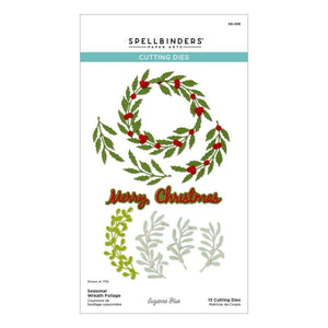 Spellbinders Dies "Seasonal Wreath Foliage" S6-259 810176106532