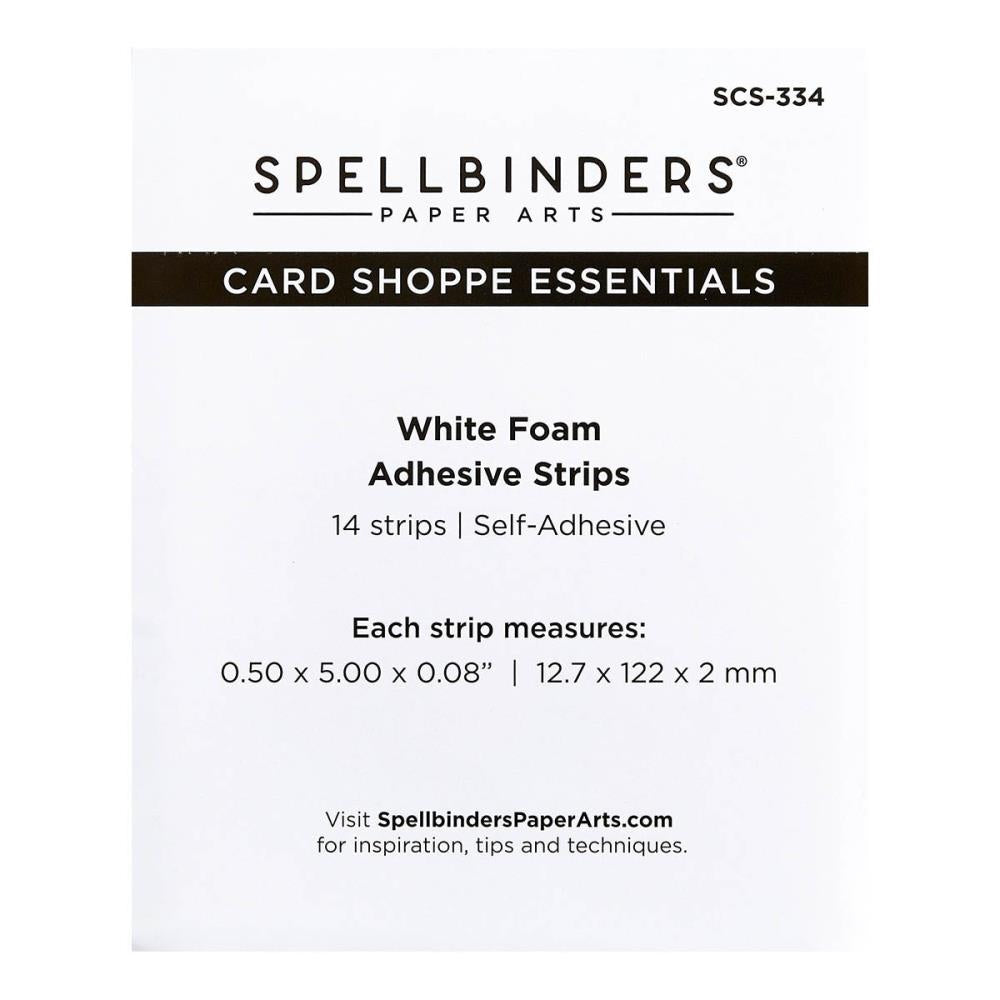 Spellbinder White Form Adhesive Strips SCS-334 810146542223