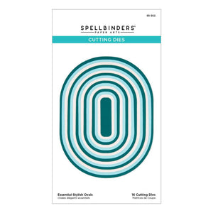 Spellbinders Dies "Essential Stylish Ovals" S5-562 813233033376