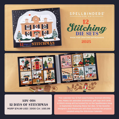 Spellbinder 12 Days of Stitchmas 2025 