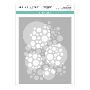 Spellbinder Stencils "Lots of Circles" STN-106 810176104835