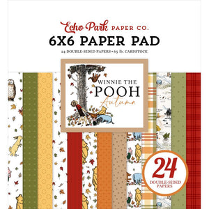 Echo Park 6x6 Paper Pad "Winnie the Pooh-Autumn" WPA453023 810192591886