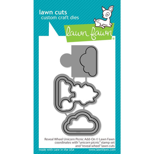 Lawn Fawn Reveal Wheel Unicorn Picnic Add-On LF2321 035959675483