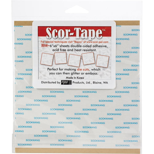 Scor-Tape Sheets 5/pkg 718122566679
