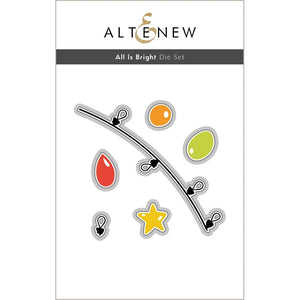 Altenew Stamps and Dies Set "All is Bright" ALT6490, ALT6491 765453010548, 765453010555