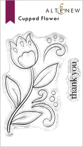 Altenew "Cupped Flower Stamp Set" ALT7098 765453019961