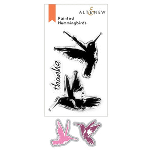 Altenew Stamp & Die "Painted Hummingbirds" ALT4836, ALT4837 765453000464, 765453000471