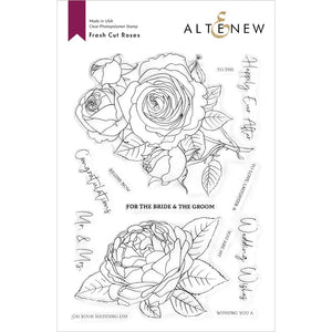 Altenew Stamp "Fresh Cut Roses" ALT4829 0765453000396