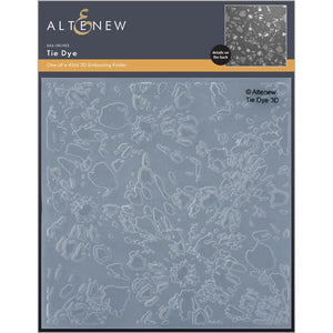 Altenew 3D Embossing Folder "Tie Dye" ALT6663 765453012610
