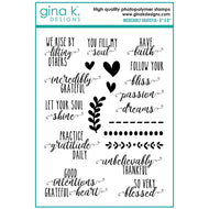 Gina K Stamps Set 