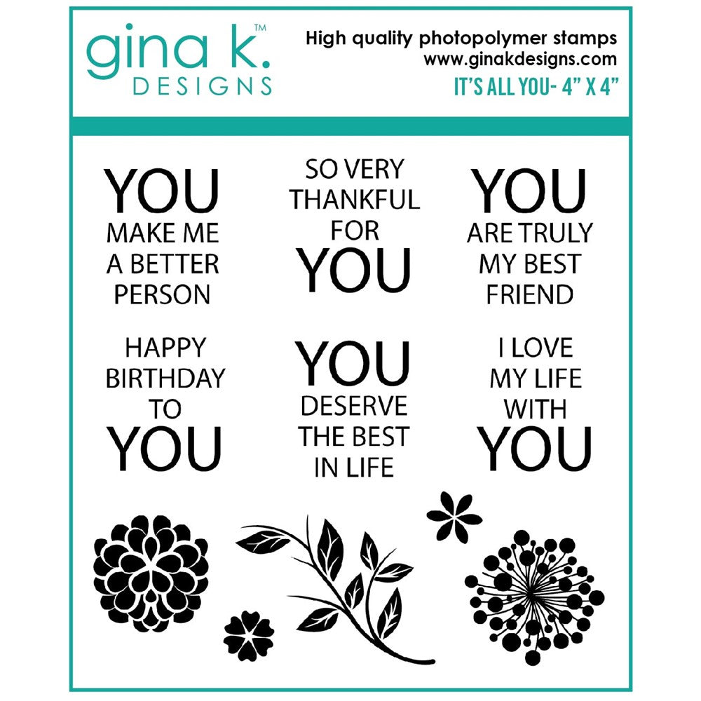 Gina K Stamp Set 