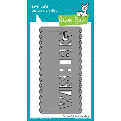 Lawn Fawn Die - Pop-Up Wish Big LF2356 035292675834