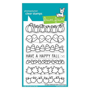 Lawn Fawn Clear Stamps and Dies "Simply Celebrate Fall" LF2932, LF2933 789554577076, 789554577083